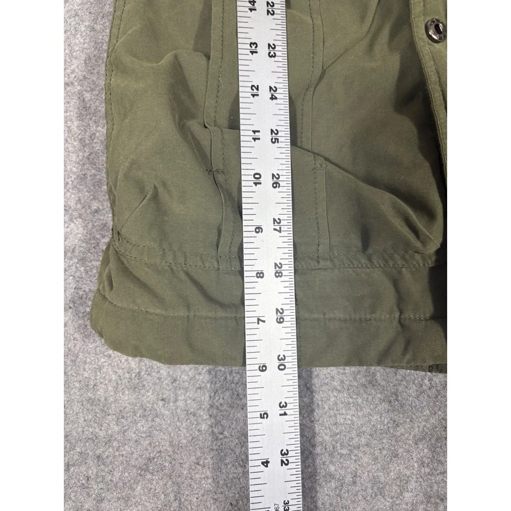 Debby Collection‎ Womens Olive Green Sherpa Lined Parka Jacket Small P